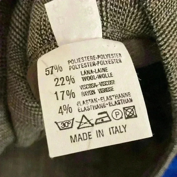 Women's Walter Genuin Italian Plaid Ankle Pants Golf Style Size 4 - Picture 3 of 10